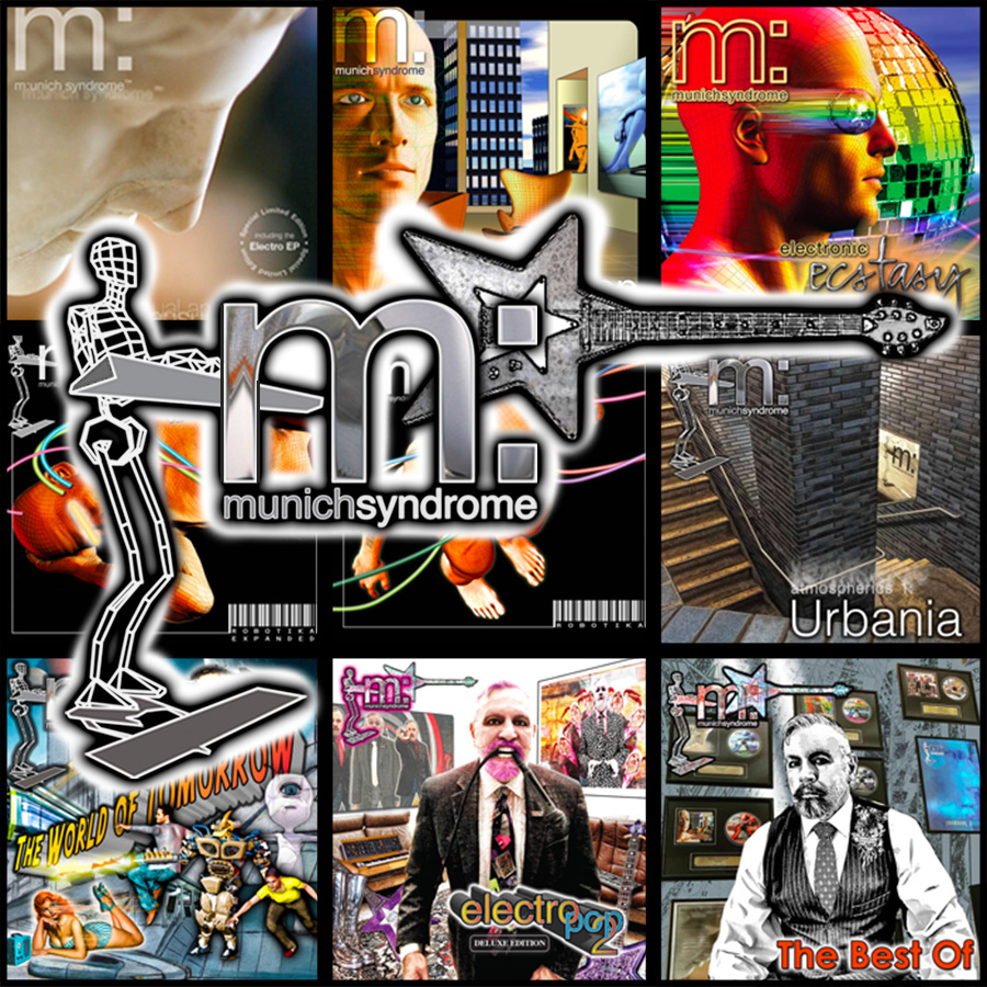 The first 9 Munich Syndrome Albums - Sensual Ambience on through to The Best Of